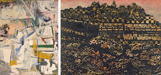 Right: Max Ernst, The Whole Town, 1933, Haags Gemeentemuseum, The Hague. Image: © Kunstmuseum den Haag / Bridgeman Images, Artwork: © ADAGP, Paris and DACS, London 2022